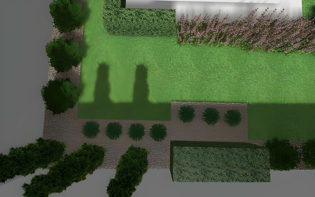 Patio and Garden Layout